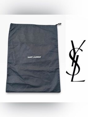 Saint Laurent Canvas Dust Cover/ Drawstring Bag